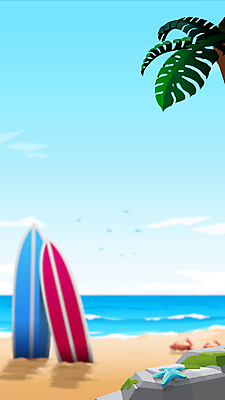 바다 두마리 하늘 불가사리 풍경 해변 사람없음 여름 야자수 게 바위 서핑보드 야자수잎 모션그래픽 MP4 MOV 나무 계절 잎 2 극피동물 갑각류 돌_바위 보드_스포츠 동영상 파일형식