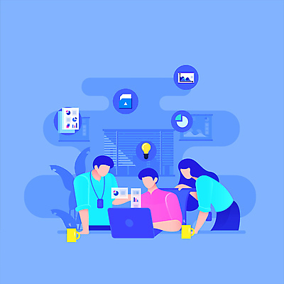 여자 남자 회사 비즈니스 회의 그래프 상반신 성인 컵 세명 파란색 노트북 사무 비즈니스맨 비즈니스우먼 동료 문서 얼굴없음 성인만 모션그래픽 MP4 MOV 식기 컬러 관계 사람 전자제품 업무 직장인 동영상 파일형식