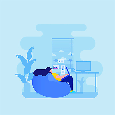 전신 여자 화분 여유 하늘색 비즈니스 전구 창문 그래프 한명 앉기 성인 노트북 사무 비즈니스우먼 휴양지 문서 얼굴없음 성인여자한명만 디지털노마드 빈백 워케이션 모션그래픽 MP4 MOV 1 감정 생활용품 모션 정보기술 사람 파란색 전자제품 장소 업무 직장인 동영상 여자한명만 성인여자만 파일형식