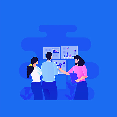 여자 남자 회사 비즈니스 회의 그래프 들기 상반신 성인 세명 파란색 사무 비즈니스맨 비즈니스우먼 발표 프레젠테이션 동료 문서 얼굴없음 성인만 모션그래픽 MP4 MOV 컬러 관계 모션 사람 업무 직장인 동영상 파일형식