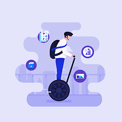 전신 남자 교통수단 이동 가방 비즈니스 그래프 한명 성인 보라색 비즈니스맨 승차 문서 출근 퇴근 세그웨이 얼굴없음 성인남자한명만 모션그래픽 MP4 MOV 1 잡화 육상교통 컬러 교통 컨셉 모션 사람 직장인 출퇴근 동영상 남자한명만 성인남자만 파일형식