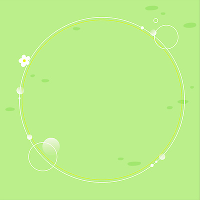 꽃 선 백그라운드 프레임 사람없음 연두색 원형 심플 모션그래픽 MP4 MOV 도형 식물 초록색 동영상 파일형식