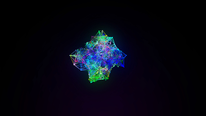 모션 추상 사람없음 초록색 파란색 기하학 연산 지오메트릭 모션그래픽 MP4 MOV AI_인공지능 컬러 무늬 동영상 파일형식