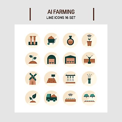 아이콘 화분 밭 농업 사람없음 갈색 새싹 농사 흙 수레 물뿌리개 풍차 트럭 농기구 땅 시험관 비닐하우스 공학 스프링쿨러 탐지 스마트팜 2D아이콘 AI파일 식물 교육 산업 컬러 자동차 실험기구 농장 카트 파일형식 벡터