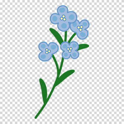 편집이미지 꽃 누끼 사람없음 파란색 봄 PNG 식물 계절 컬러 파일형식