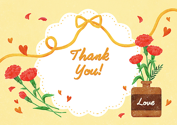 PSD 꽃잎 리본 일러스트 프레임 사랑 사람없음 노란색 꽃병 하트 축하 향수 카네이션 감사 국내일러스트 모양 꽃 감정 컬러 컨셉 화장품 파일형식