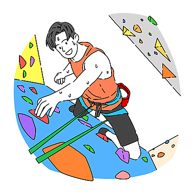 전신 남자 밧줄 일러스트 한명 성인 취미 운동 잡기 암벽등반 인공암벽등반 클라이밍 성인남자한명만 국내일러스트 AI파일 1 줄 모션 건강 사람 등산 등반 남자한명만 성인남자만 파일형식 벡터