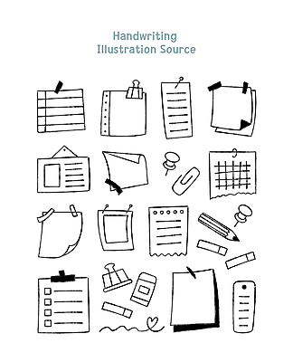 종이 선 일러스트 사람없음 쪽지 하트 메모지 압정 낙서 포스트잇 지우개 손그림 메모꽂이 붙이기 서류집게 국내일러스트 AI파일 모양 모션 문구용품 학용품 집게 사무용품 파일형식 벡터