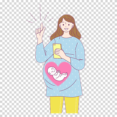 편집이미지 여자 미소 들기 누끼 상반신 성인 두명 스마트폰 손들기 임산부 하트 가리킴 아기 태아 PNG 모양 모션 표정 사람 손짓 핸드폰 스마트기기 임신 파일형식