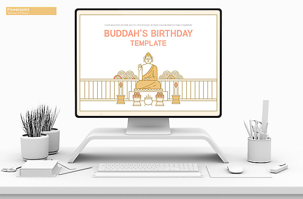 템플릿 문양 불교 과일 초 사람없음 주황색 부처님오신날 PPT 프레젠테이션 불상 문서템플릿 부처 향 애니형PPT 9P 이미지템플릿 기념일 종교 컬러 파일형식