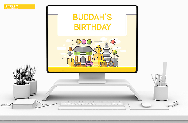 템플릿 불교 연꽃 사람없음 태양 노란색 탑 부처님오신날 종 사찰 PPT 프레젠테이션 불교용품 문서템플릿 촛대 부처 연등 염주 목탁 종각 황금불상 애니형PPT 9P 이미지템플릿 자연요소 건축물 기념일 꽃 종교 컬러 종교용품 종교건축 등불 불상 파일형식