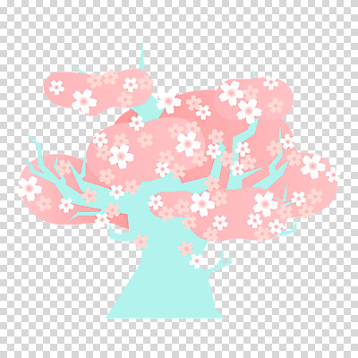 편집이미지 분홍색 하늘색 자연 누끼 사람없음 봄 벚꽃 벚나무 PNG 나무 계절 꽃 컬러 파란색 생태계 파일형식