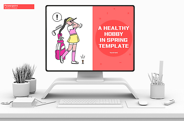 전신 템플릿 여자 말풍선 골프 건강 한명 들기 성인 빨간색 봄 골프채 스윙 골프가방 PPT 프레젠테이션 문서템플릿 골프티 성인여자한명만 애니형PPT 9P 이미지템플릿 1 계절 컬러 포즈 가방 모션 골프용품 사람 구기 여자한명만 성인여자만 파일형식