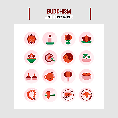 나무 아이콘 분홍색 촛불 연꽃 육류 사람없음 빨간색 부처님오신날 금지 종 석탑 채식 부처 연등 향초 목탁 묵주 놋그릇 살생 연꽃문양 음양오행 2D아이콘 AI파일 식물 문양 그릇 기념일 꽃 컬러 불교 식재료 초 종교용품 탑 등불 불교용품 파일형식 벡터
