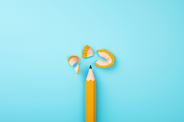 PSD 편집 편집이미지 하늘색 사람없음 연필 3D 모형 디지털합성 연필재 카피스페이스 편집소스 편집3D 학용품 파란색 필기구 공백 파일형식