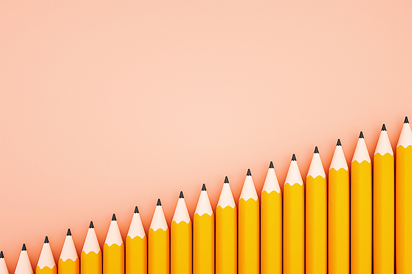 PSD 편집 편집이미지 프레임 사람없음 연필 노란색 3D 모형 디지털합성 카피스페이스 편집소스 코랄 편집3D 컬러 학용품 필기구 공백 파일형식