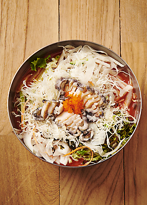 포토 JPG 여름음식 사람없음 회 전복 물회 국내포토 음식 어패류 파일형식 여름_계절