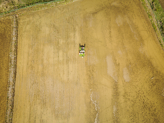 포토 JPG 주간 농업 논 풍경 사람없음 야외 하이앵글 농촌 모내기 이앙기 전경 국내포토 여주시 자연요소 산업 뷰포인트 시골 농기계 경기도 파일형식 탑뷰
