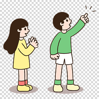 전신 편집이미지 여자 남자 어린이 누끼 소녀 소년 두명 손들기 올려보기 가리킴 박수 PNG 어린이만 모션 사람 손짓 파일형식