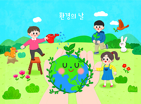 전신 PSD 나무 손 여자 남자 꽃 화분 지구 어린이 일러스트 사다리 조류 서기 들기 소녀 소년 세명 걷기 자연보호 물뿌리개 토끼 잡기 풀 덩굴 물주기 에코 다람쥐 묘목 어린이만 세계환경의날 국내일러스트 식물 동물 포유류 모션 자연 사람 신체부위 반려동물 환경 도구 보호 설치류 파일형식 법정기념일