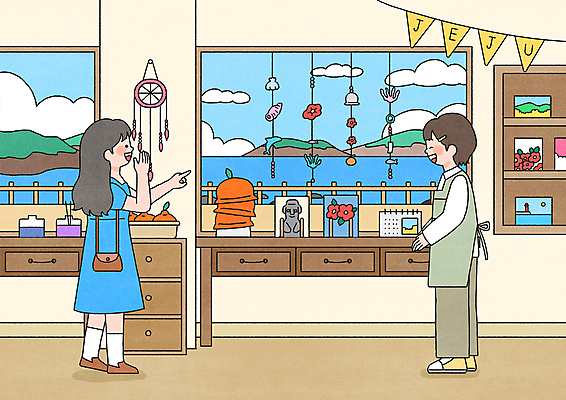 전신 PSD 모자 여자 남자 바다 섬 액자 일러스트 미소 풍경 성인 두명 장식 제주도 상점 가리킴 오브젝트 그림 서랍장 엽서 모빌 가랜드 탁상달력 드림캐쳐 성인만 국내일러스트 잡화 가구 한국 표정 사람 손짓 아기용품 달력 편지 파티용품 파일형식