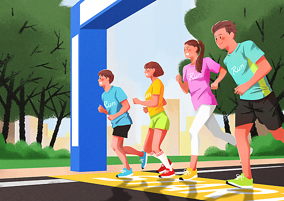 전신 PSD 여자 남자 일러스트 여러명 성인 운동복 달리기 출발 생활체육 준비자세 마라톤 출발선 출발점 성인만 국내일러스트 옷 포즈 다수 컨셉 모션 사람 경기 운동 육상스포츠 준비 파일형식