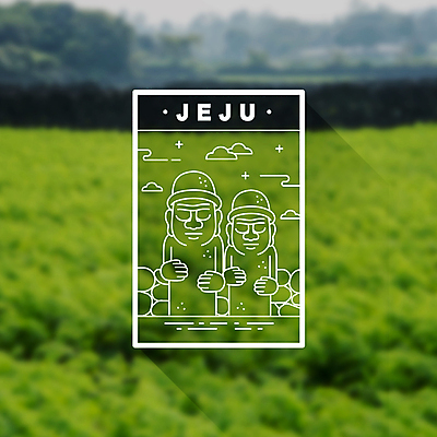 구름 라인일러스트 일러스트 사람없음 제주도 라벨 돌하르방 국내일러스트 AI파일 자연요소 프레임 한국 파일형식 벡터
