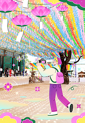 전신 백인 남자 불교 일러스트 한명 서기 들기 성인 여행객 카메라 사진촬영 봄풍경 봄 부처님오신날 올려보기 사찰 연등 국내여행 연등축제 연등행사 성인남자한명만 국내일러스트 AI파일 서양인 1 계절 기념일 종교 여행 종교건축 모션 사람 풍경 이벤트 전자제품 촬영 축제 등불 불교용품 남자한명만 성인남자만 파일형식 벡터