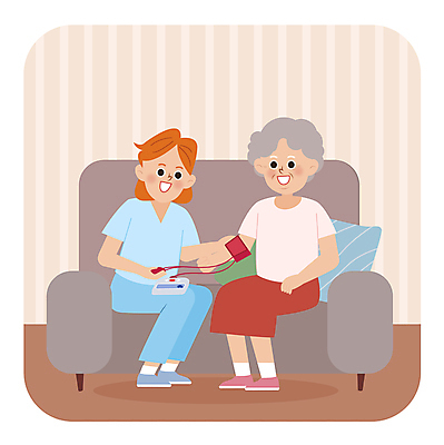 전신 여자 노년 할머니 쿠션 일러스트 들기 앉기 성인 두명 소파 요양 요양원 노인요양 혈압계 요양보호사 돌봄 혈압측정 여자만 돌봄서비스 돌보미 국내일러스트 AI파일 직업 의자 의학 의료기기 모션 사람 간호 측정 서비스 혈압 파일형식 벡터