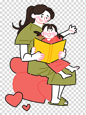 전신 편집이미지 여자 어린이 모녀 사랑 들기 누끼 앉기 소녀 성인 두명 책 독서 육아 하트 PNG 손뻗기 여자만 모양 딸 감정 가족 모션 엄마 사람 파일형식