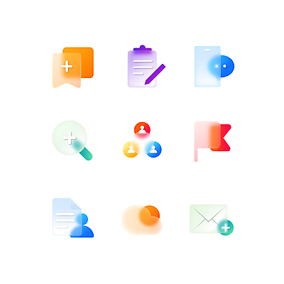 아이콘 문자 말풍선 돋보기 날씨 사람모양 대화 사람없음 스마트폰 컬러풀 깃발 기록 이메일 확대 목표 문서 문자메시지 북마크 서류판 주소록 글래스모피즘 2D아이콘 AI파일 모양 디자인 컬러 컨셉 말하기 핸드폰 스마트기기 사무용품 메시지 파일형식 벡터