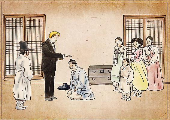 전신 PSD 서양인 여자 남자 기독교 어린이 일러스트 가족 붓터치 서기 앉기 여러명 성인 천주교 한복 조선시대 동양화 과거 양반 선교사 선교 선교활동 선비 세례 국내일러스트 갓모자 외국인 모자_잡화 한국전통 종교 다수 컨셉 관계 모션 전통소품 미술 사람 기독교인 역사 전통의상 신분 파일형식