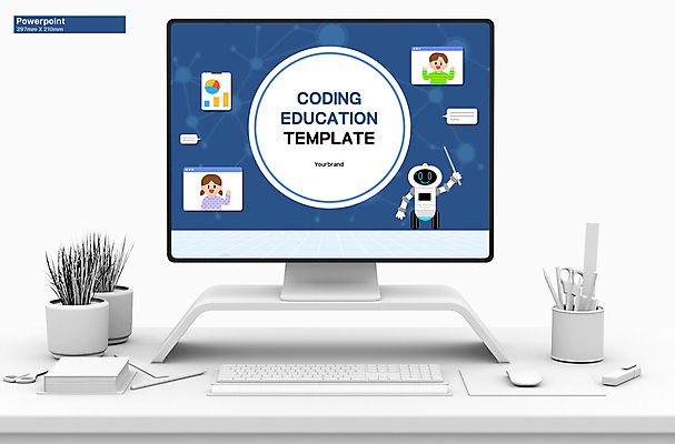 전신 템플릿 여자 교육 남자 어린이 그래프 들기 소녀 소년 상반신 두명 파란색 손들기 막대기 PPT 프레젠테이션 로봇 문서템플릿 지시봉 인터넷창 어린이만 애니형PPT 코딩 9P AI_인공지능 이미지템플릿 컬러 인터넷 모션 사람 컴퓨터교육 파일형식