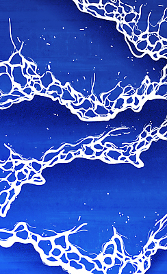 파도 바다 백그라운드 일러스트 사람없음 파란색 잔물결 국내일러스트 AI파일 물결 컬러 파일형식 벡터