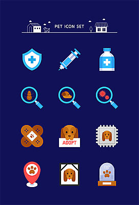 아이콘 여러마리 돋보기 병원 주사기 사람없음 진료 반창고 바이러스 메모리칩 개 벌레 약병 물기 비석 위치 방패 영정사진 입양 진드기 2D아이콘 반려동물장례 AI파일 다수 곤충 포유류 의학 의료기기 모션 약 의료용품 부속품 해충 장례 병_담는 파일형식 벡터