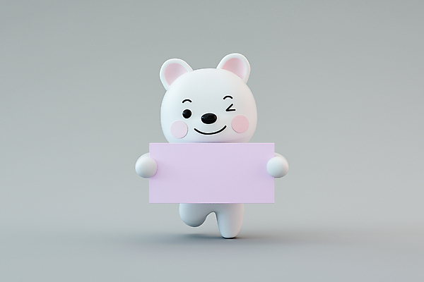 PSD 편집 편집이미지 캐릭터 배너 프레임 윙크 들기 사람없음 3D소스 3D 팻말 회색 개 강아지 디지털합성 카피스페이스 편집3D 컬러 포유류 모션 표정 반려동물 공백 파일형식