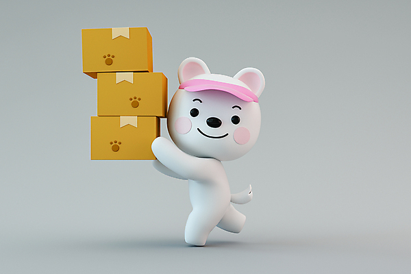 PSD 편집 편집이미지 캐릭터 모자 들기 사람없음 쇼핑 상자 3D소스 3D 회색 운반 개 강아지 배달원 배송 디지털합성 택배 택배상자 편집3D 직업 잡화 컬러 포유류 모션 반려동물 운송업 파일형식