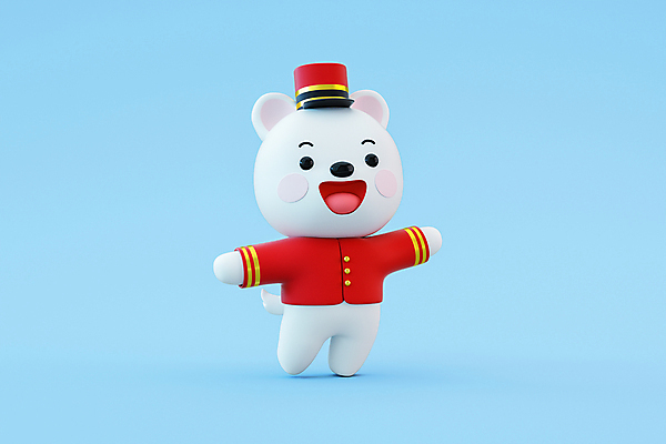 PSD 편집 편집이미지 캐릭터 여행 하늘색 유니폼 호텔 팔벌리기 사람없음 여름휴가 3D소스 3D 개 강아지 디지털합성 호텔리어 벨보이 편집3D 직업 옷 포유류 모션 숙소 휴가 파란색 반려동물 파일형식 여름_계절