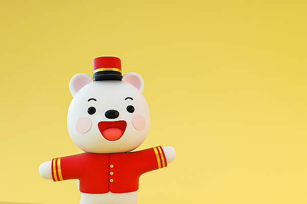 PSD 편집 편집이미지 캐릭터 여행 유니폼 호텔 팔벌리기 사람없음 바캉스 노란색 3D소스 3D 개 강아지 디지털합성 호텔리어 벨보이 카피스페이스 편집3D 펫캉스 직업 옷 컬러 포유류 모션 숙소 휴가 반려동물 공백 파일형식