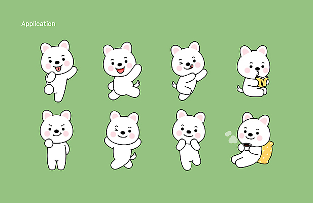 캐릭터 반려견 포즈 일러스트 장난 팔벌리기 휴식 윙크 들기 앉기 사람없음 초록색 독서 손들기 기댐 자신감 강아지 커피잔 메롱 개캐릭터 세계강아지의날 일러캐릭터 AI파일 기념일 감정 커피 컬러 동물캐릭터 컨셉 모션 잔 표정 반려동물 개 파일형식 벡터