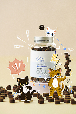 PSD 편집이미지 응시 화살표 별 말풍선 포토일러 건강 들기 사람없음 반짝임 갈색 힘 놀람 느낌표 낙서 고양이캐릭터 당황 번개모양 영양제 펫푸드 반려묘 애묘간식 고양이먹이 이미지편집 자연요소 모양 기호 시선 감정 컬러 동물캐릭터 모션 표정 반려동물 약 고양이 먹이 번개 애견용품 파일형식