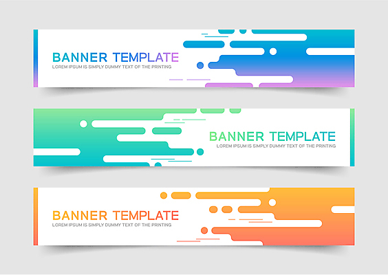 템플릿 배너 배너템플릿 가로배너 사람없음 그래픽 가로 초록색 파란색 주황색 현수막 심플 그라데이션 기하학 배너세트 이미지템플릿 AI파일 컬러 무늬 세트 파일형식 벡터