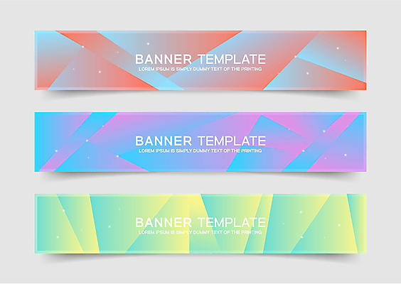템플릿 배너 배너템플릿 가로배너 추상 사람없음 그래픽 가로 컬러풀 현수막 그라데이션 기하학 배너세트 이미지템플릿 AI파일 컬러 무늬 세트 파일형식 벡터