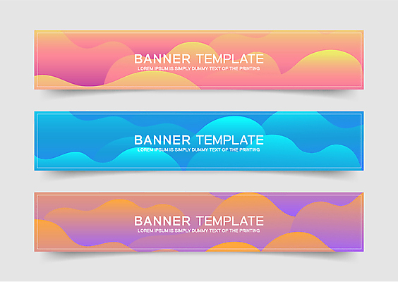 템플릿 배너 배너템플릿 가로배너 분홍색 곡선 추상 사람없음 그래픽 가로 파란색 보라색 현수막 웨이브 그라데이션 물결무늬 배너세트 이미지템플릿 AI파일 물결 선 컬러 무늬 세트 파일형식 벡터