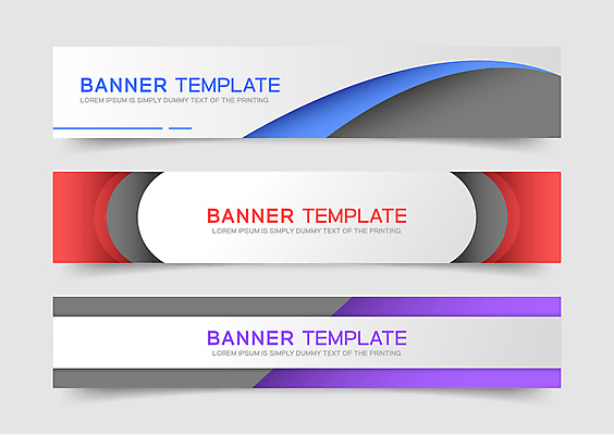 템플릿 배너 배너템플릿 가로배너 곡선 사람없음 그래픽 가로 빨간색 파란색 보라색 현수막 직선 심플 그라데이션 배너세트 이미지템플릿 AI파일 선 컬러 세트 파일형식 벡터