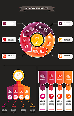 디자인 교육 화살표 일러스트 그래프 사람없음 그래픽 사각형 인포그래픽 원형 심플 원그래프 순서 타임라인 AI_인공지능 국내일러스트 AI파일 도형 파일형식 벡터