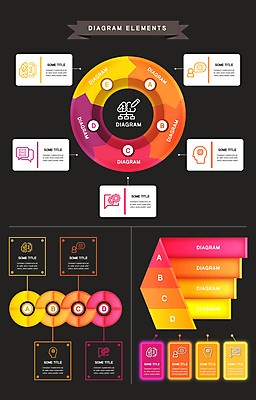 디자인 교육 일러스트 그래프 사람없음 그래픽 사각형 인포그래픽 원형 심플 원그래프 단계 순서 AI_인공지능 국내일러스트 AI파일 도형 파일형식 벡터