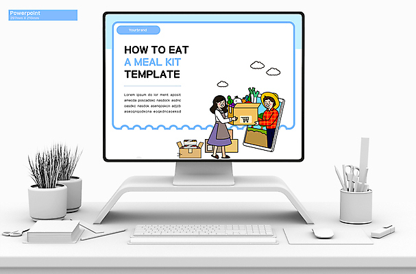 전신 템플릿 여자 남자 식재료 들기 성인 두명 스마트폰 PPT 프레젠테이션 배송 문서템플릿 택배상자 성인만 애니형PPT 산지직송 9P 밀키트 이미지템플릿 모션 사람 핸드폰 스마트기기 상자 택배 파일형식 직송