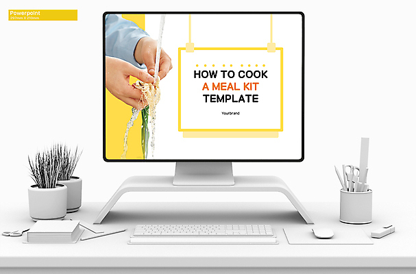 템플릿 손 채소 들기 신체부위 노란색 씻기 PPT 프레젠테이션 문서템플릿 애니형PPT 9P 밀키트 이미지템플릿 컬러 식재료 모션 사람 청결 파일형식
