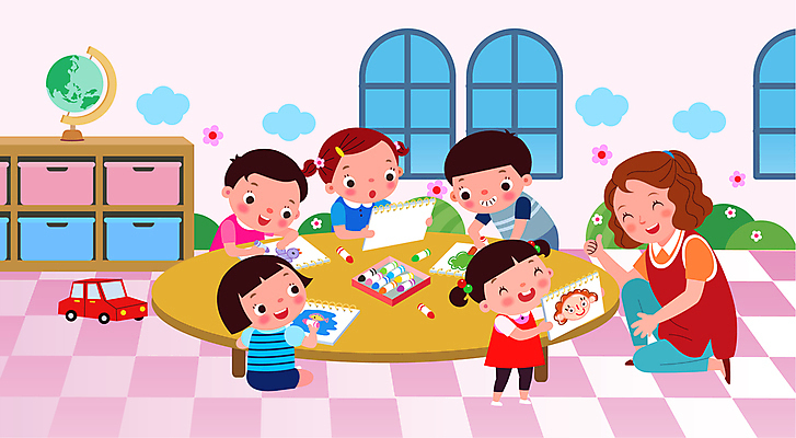 전신 구름 여자 남자 꽃 어린이 일러스트 창문 자동차 미소 웃음 들기 앉기 소녀 소년 여러명 상반신 성인 지구본 바구니 유치원 그리기 무릎꿇기 장난감자동차 스케치북 그림 서랍장 크레파스 따봉 미술교육 유치원선생님 원형탁자 칭찬 국내일러스트 AI파일 자연요소 식물 교육 육상교통 가구 다수 모션 탁자 학용품 표정 미술 사람 장난감 교사 최고 파일형식 벡터